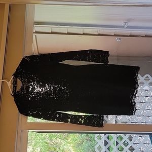 Black lace dress